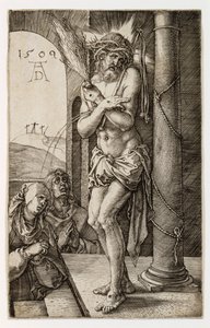 悲しみの男、1509 作： Albrecht Dürer